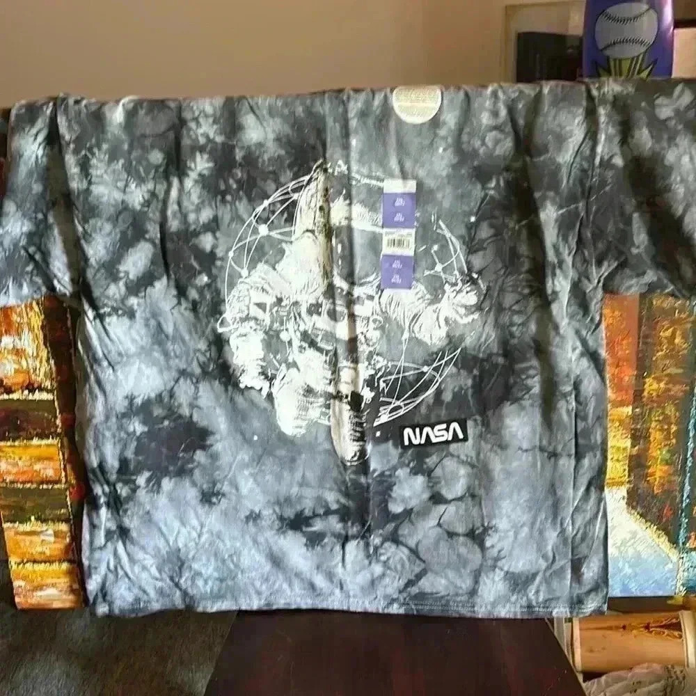 Mens nasa Tie dye shirt size 2XL